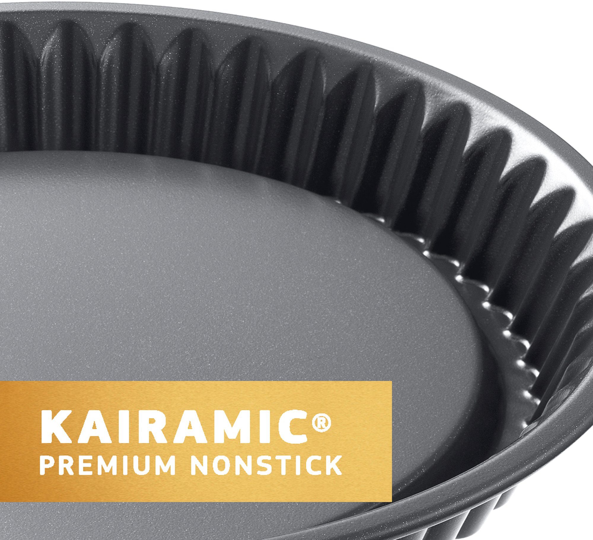 Kaiser Backformen Springform La Forme Plus, Ø 26cm rund mit 2 Böden, Made in Germany