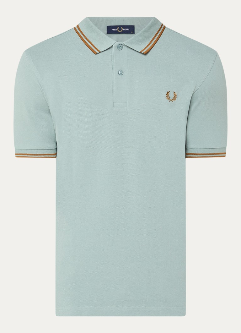 Πόλο μπλουζάκι Fred Perry Regular Fit από βαμβακερό πικέ με κέντημα λογότυπου