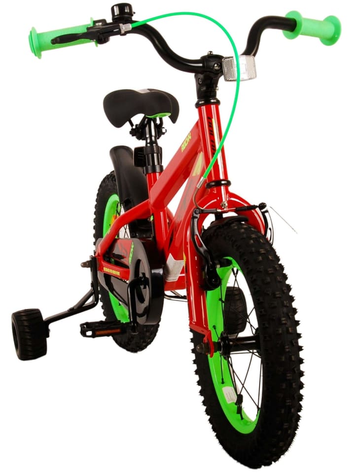 Volare Kinderfahrrad Rocky für Jungen 14 Zoll Kinderrad in Rot Fahrrad 4 Jahre günstig kaufen onesize