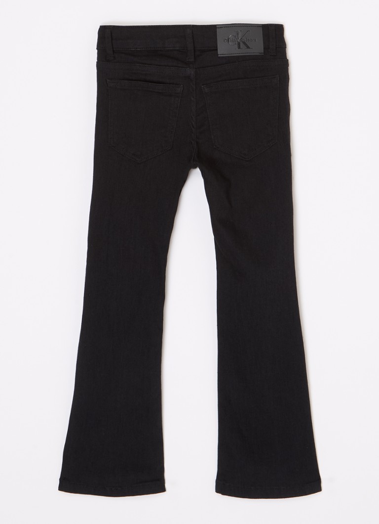Jeans a zampa d'elefante Calvin Klein con lavaggio colorato