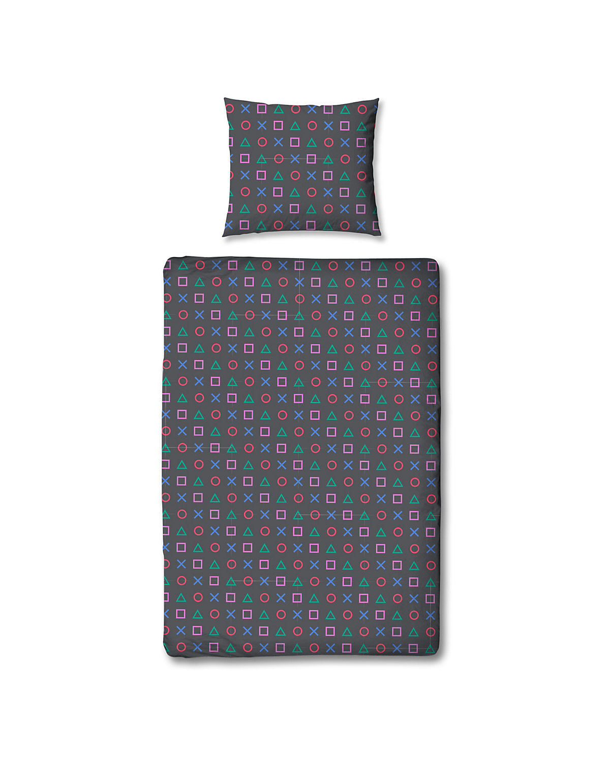 Bettwäsche Jungen PlayStation Gaming, Renforcé, 135 x 200 cm + 80 x 80 cm
