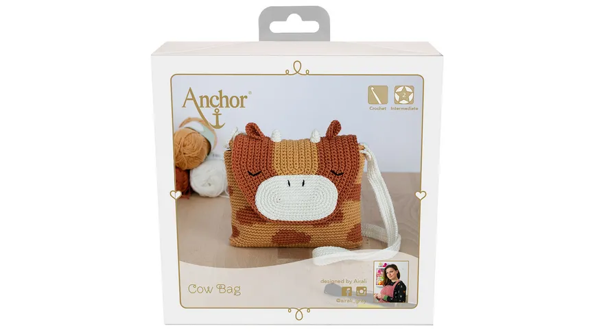 Anchor Häkel Set Tasche Kuh