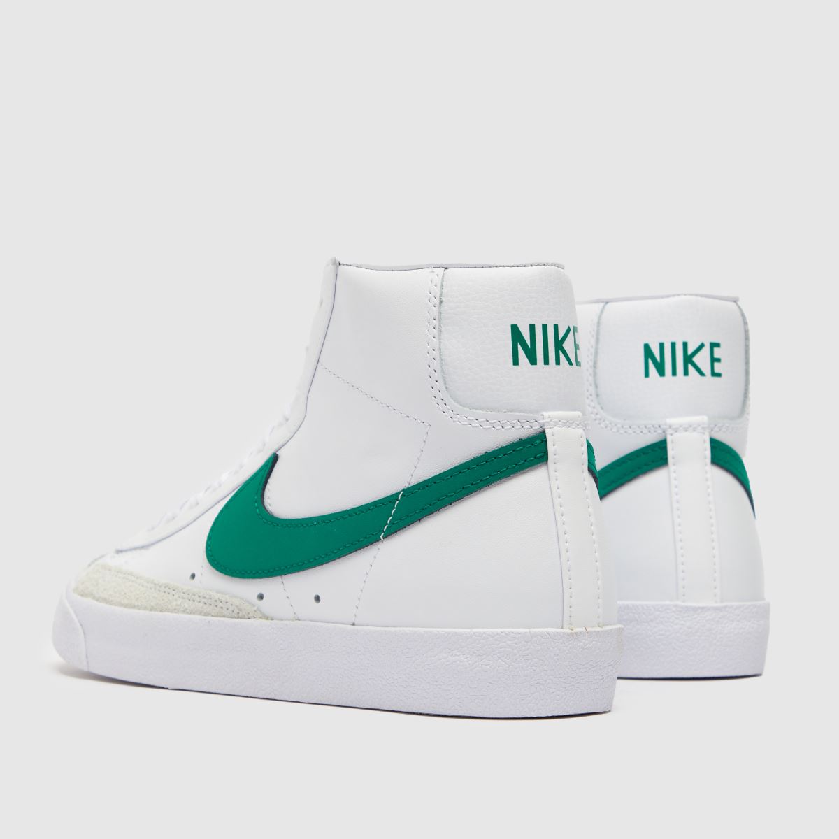 Nike Blazer Mid '77 Vintage-sneakers i vitt och grönt
