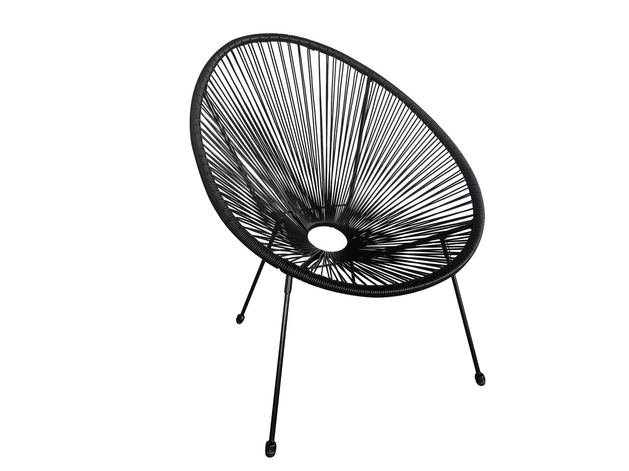 Happy Home Happy Home Bistro-Set 3 tlg. HGE53-SCH schwarz