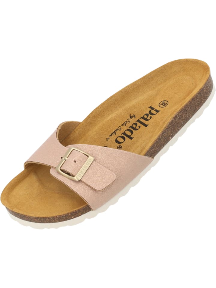 palado Pantoletten in rosa glitzer günstig kaufen
