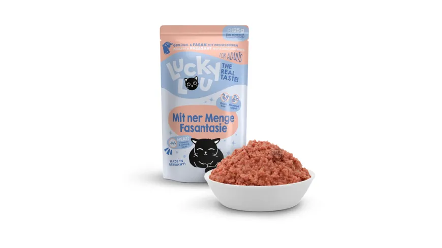 Lucky Lou Katzennassfutter Lifestage Adult Geflügel & Fasan 125 g