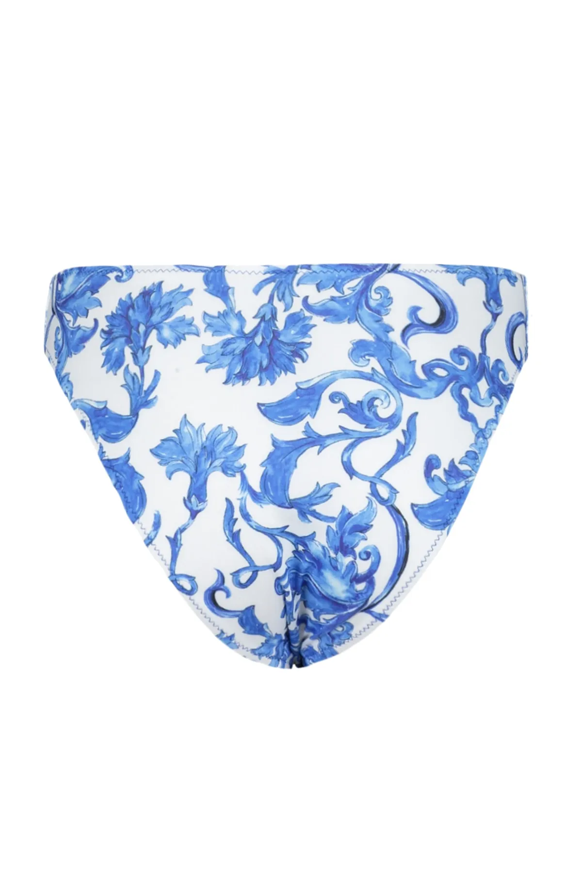 Trendyol Collection  Bikinihose mit hoher Taille und hohem Beinausschnitt und Fliesenmuster TBESS23BA00189