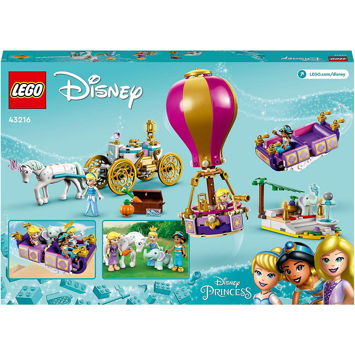 LEGO®   43216 Prinzessinnen auf magischer Reise