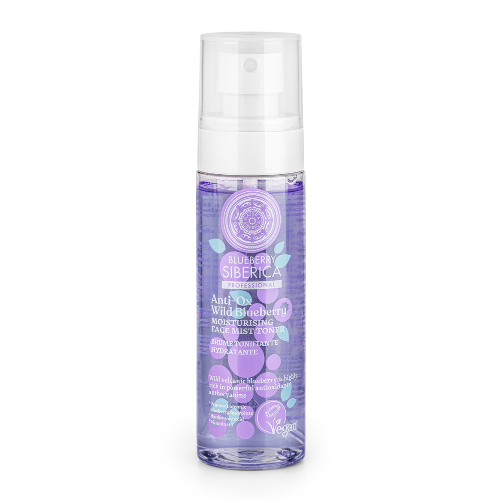 Natura Sibérica Brume Tonifiante Hydratante Tonique Visage
