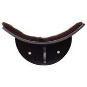 PawHut Katzenliege Katzen Wandliege Katzenbett Katzenregal Wandmontage Plüschauflage MDF Braun 41 x 28 x 21 cm