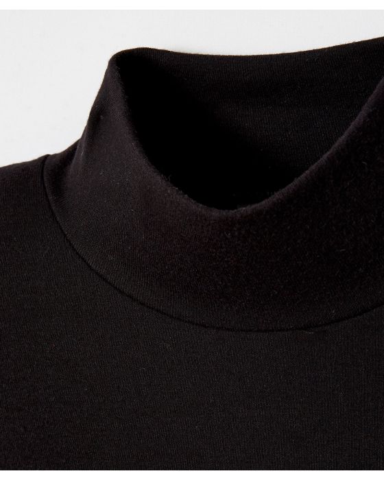T-shirt fine côte, col montant Thermolactyl