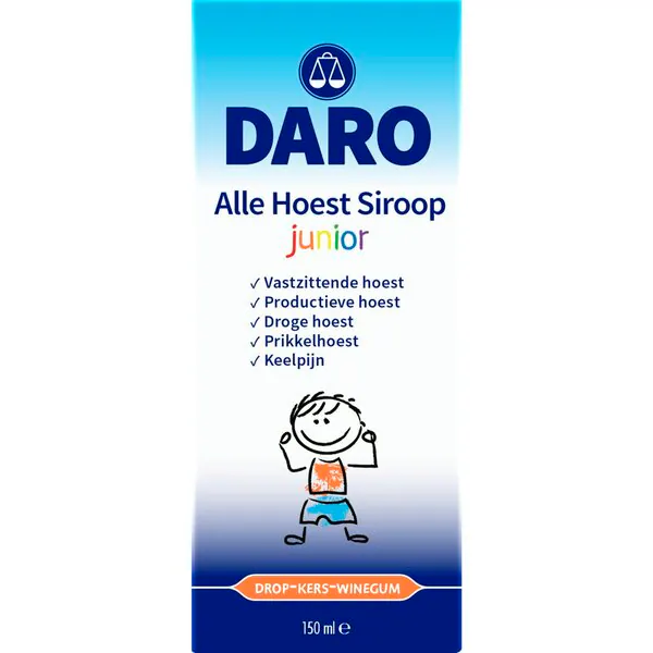 Sciroppo per la tosse Daro Junior All Cough - Dispositivo medico - 150 ml