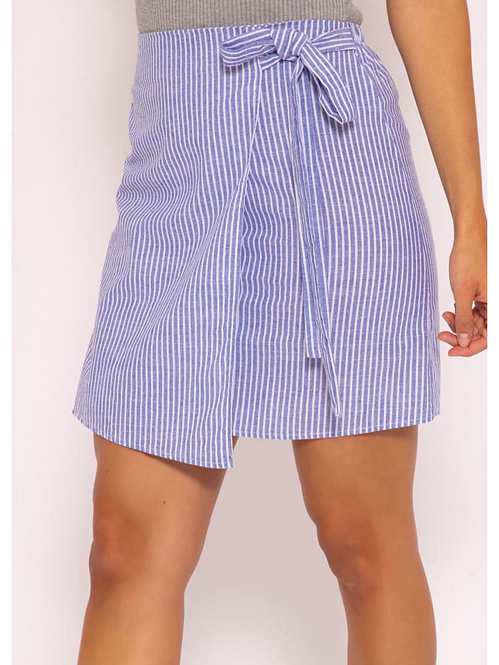 SASSYCLASSY Rock in Blau/ Weiß günstig kaufen