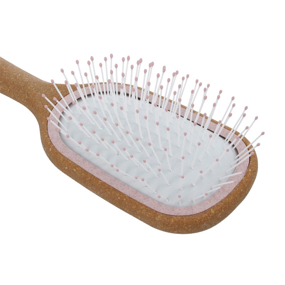PARSA Beauty Nature Haarbürste Kork Wet & Dry rosa