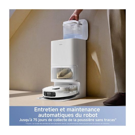 Aspirator robot Mova E40 Ultra AE – Stație de golire automată – 2 în 1