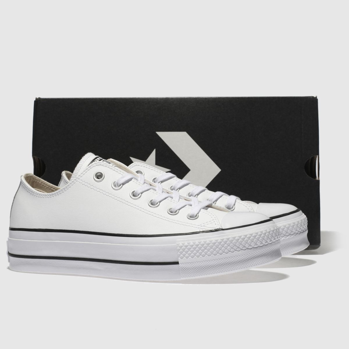 Converse All Star Lift Ox cipő fehér színben