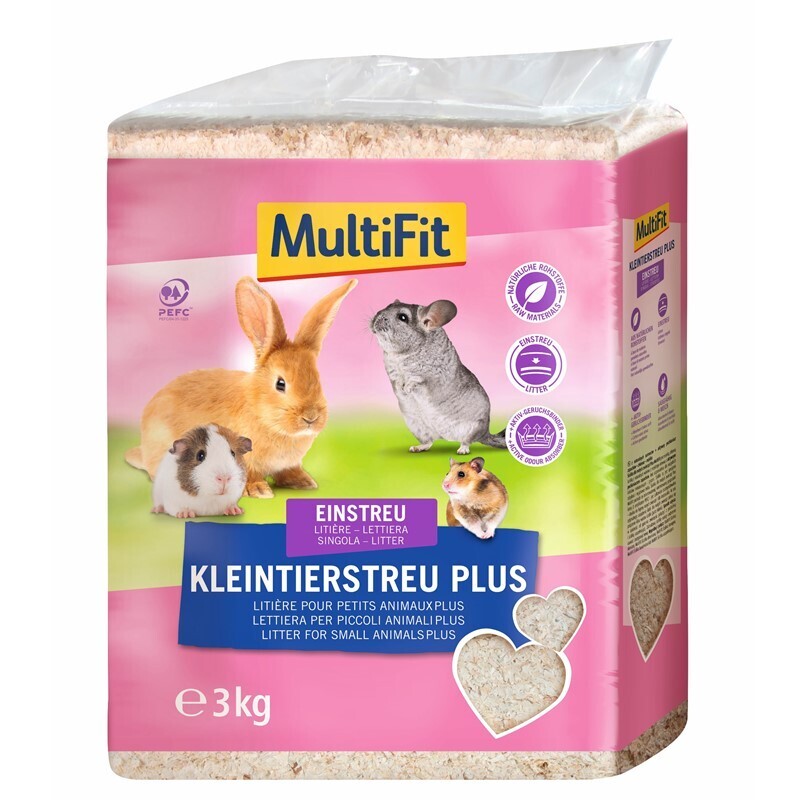 MultiFit Streu & Stroh MultiFit Kleintierstreu Plus 3 kg