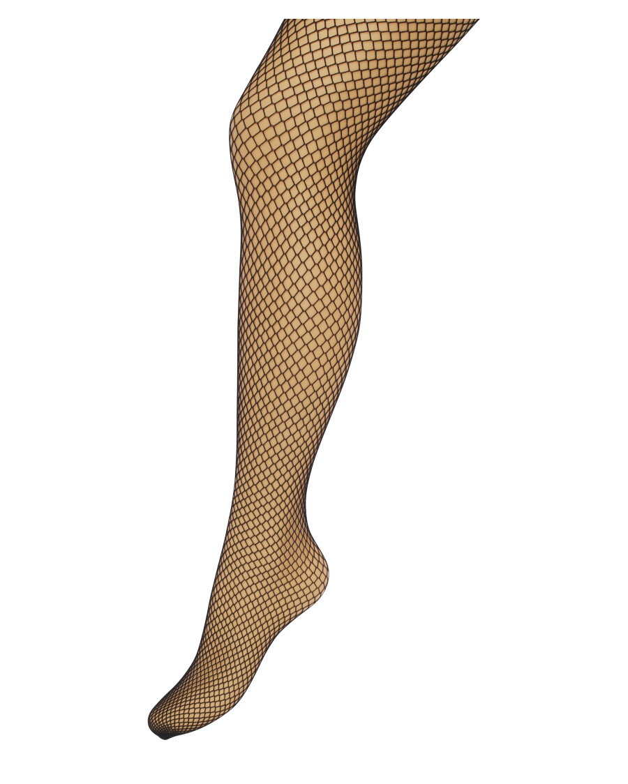 Schwarze Netzstrumpfhose