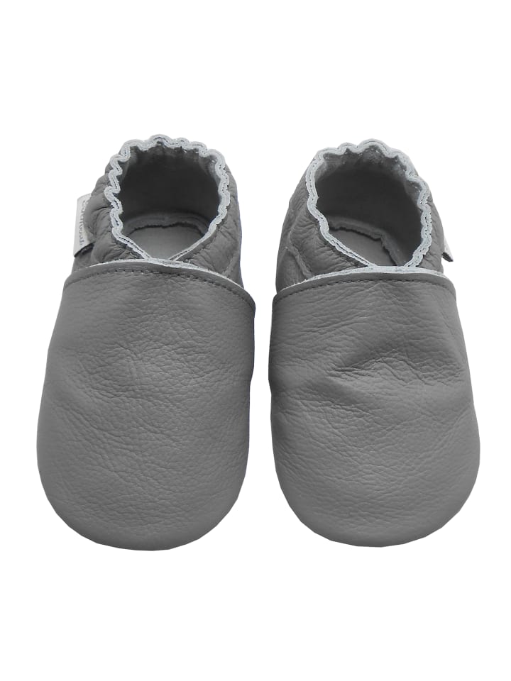 Yalion Baby Krabbelschuhe in Einfarbig Grau günstig kaufen