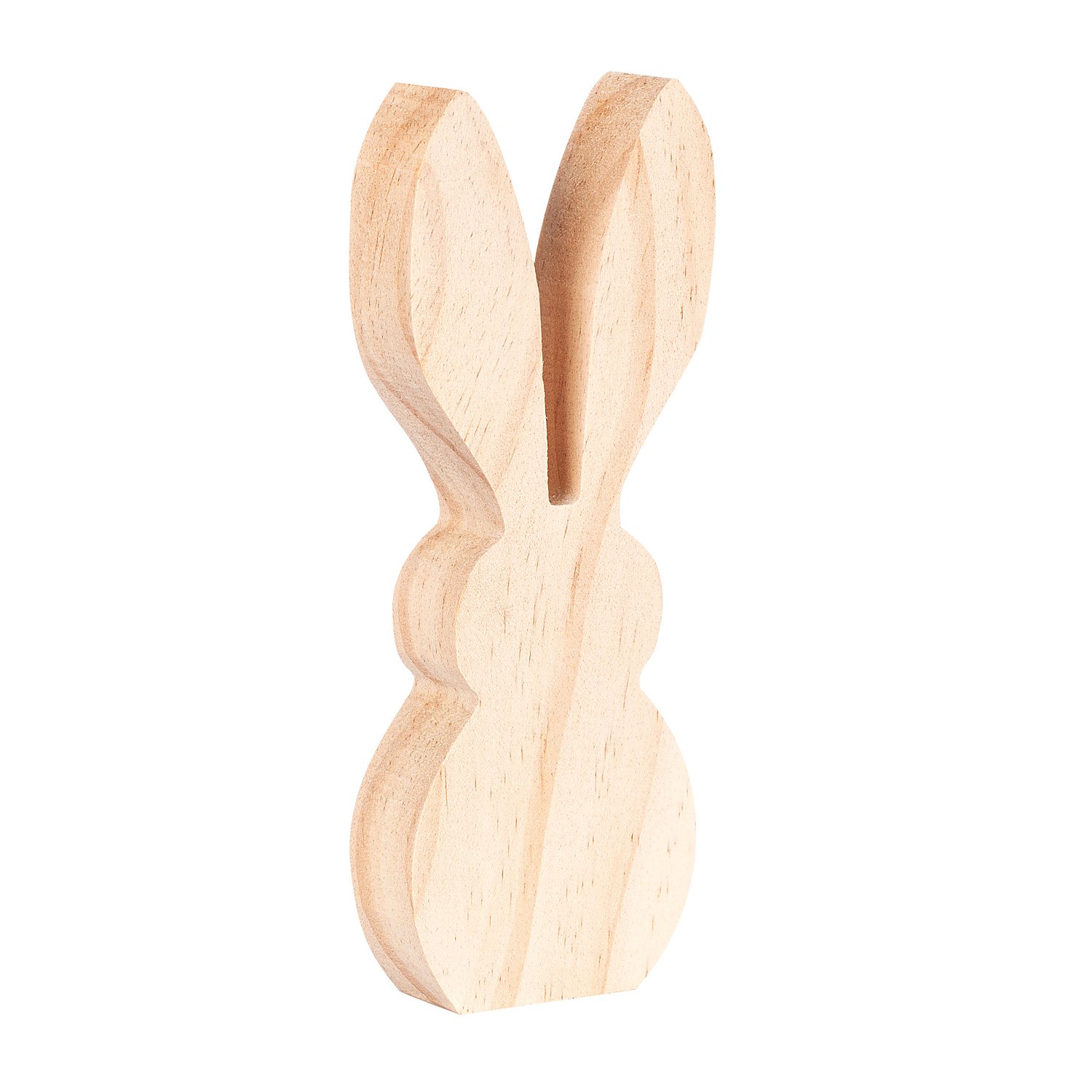 Häschen aus Holz, 15 x 6 cm, 4 Stück
