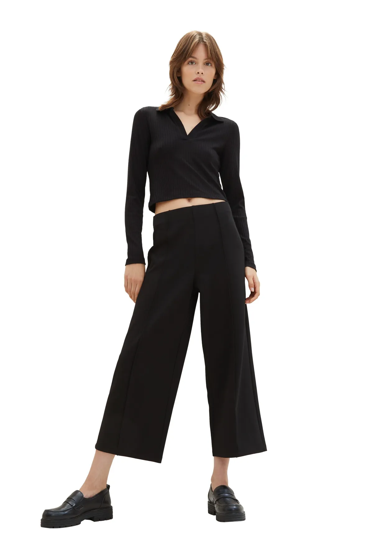 Tom Tailor Denim  Hose Frau / Mädchen tiefschwarz