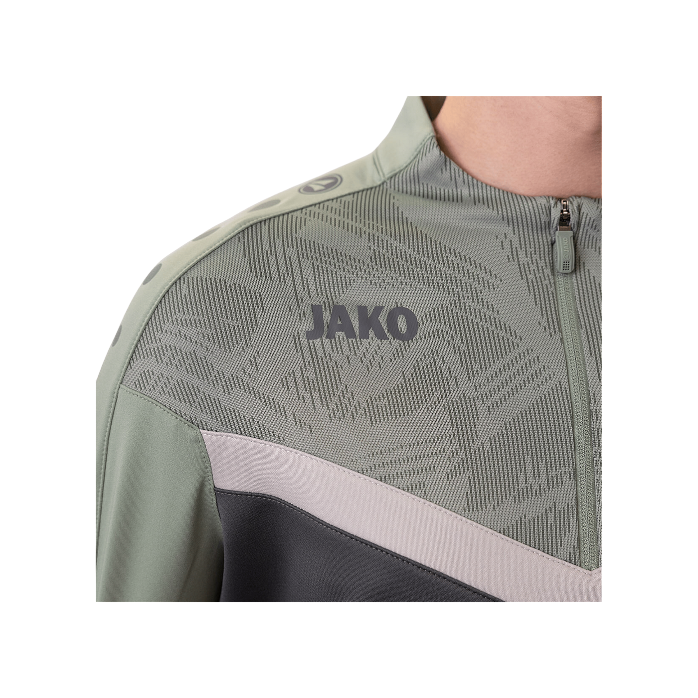 JAKO Iconic HalfZip Sweatshirt Grau F852