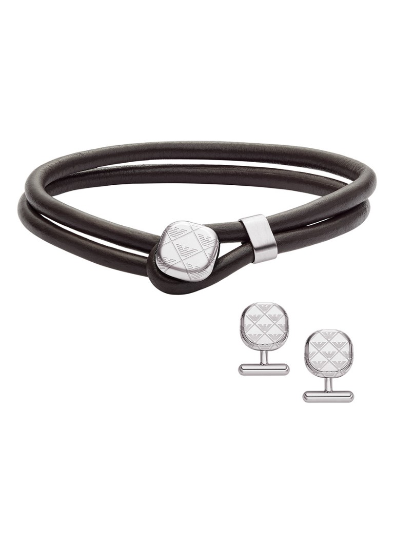 Emporio Armani  Eagle set van armband en manchetknopen EGS3151SET