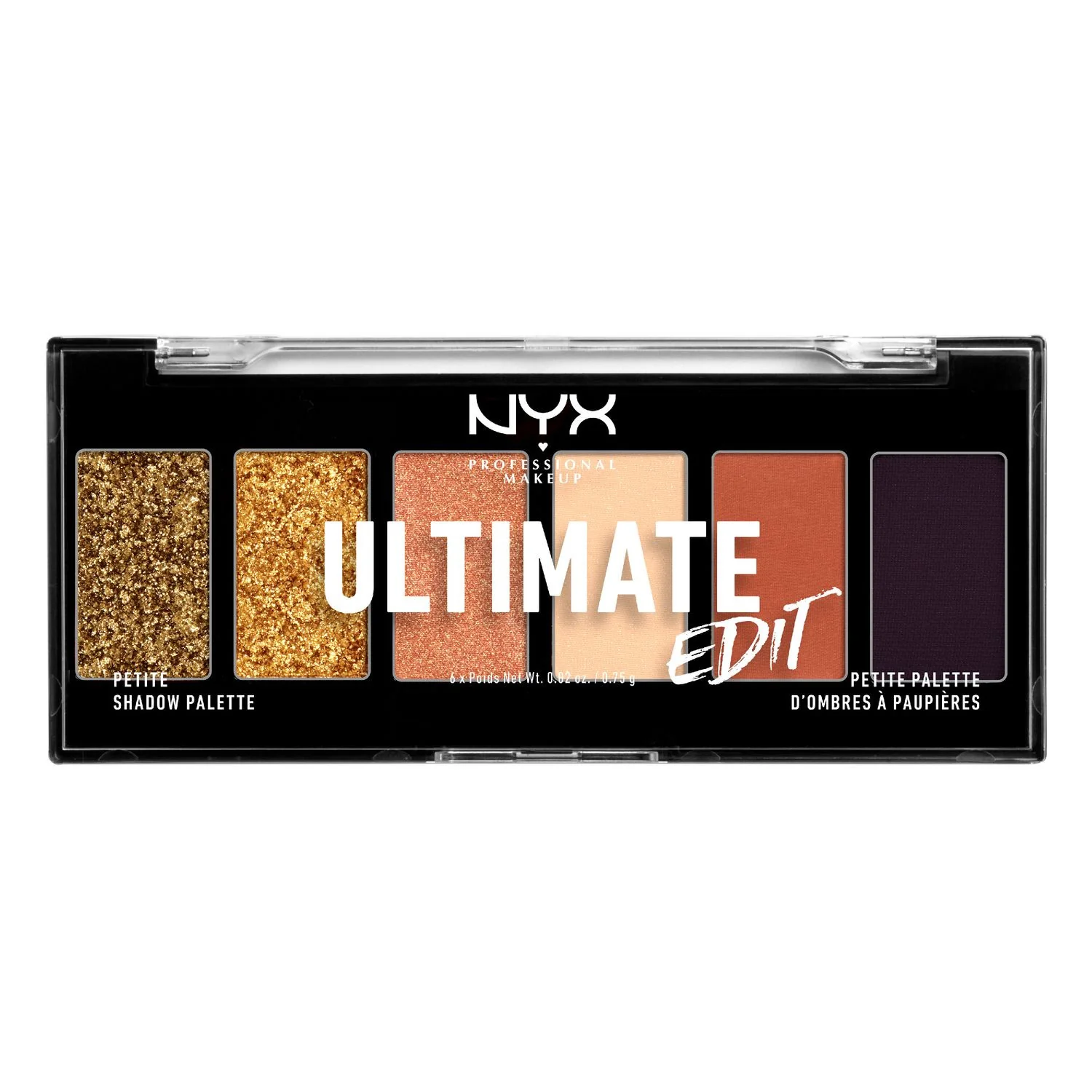 Ultimate Edit Petite Shadow Palette – Lidschattenpalette, Kompakt-Lidschatten, Puderlidschatten