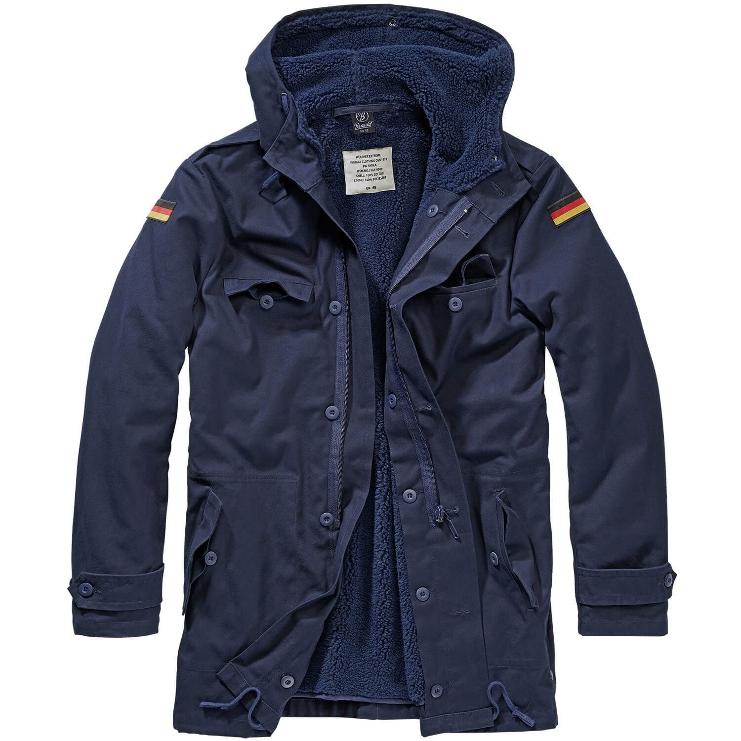 BW Parka with Flag