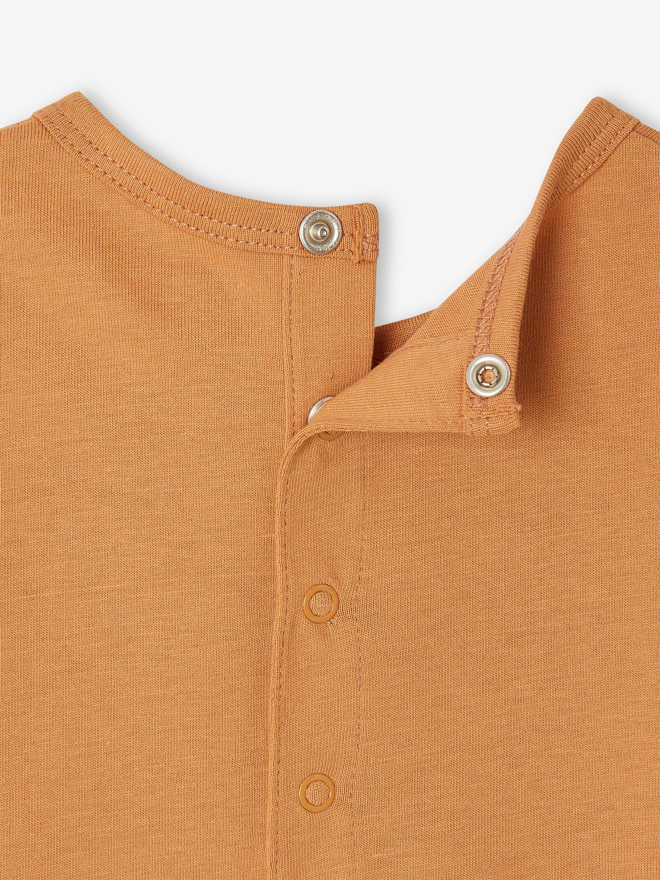 Vertbaudet Baby Kurzoverall BASIC - karamell