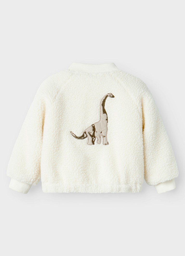 Lil 'Atelier NMNLajo teddy bomberjaka ar apdruku mugurpusē