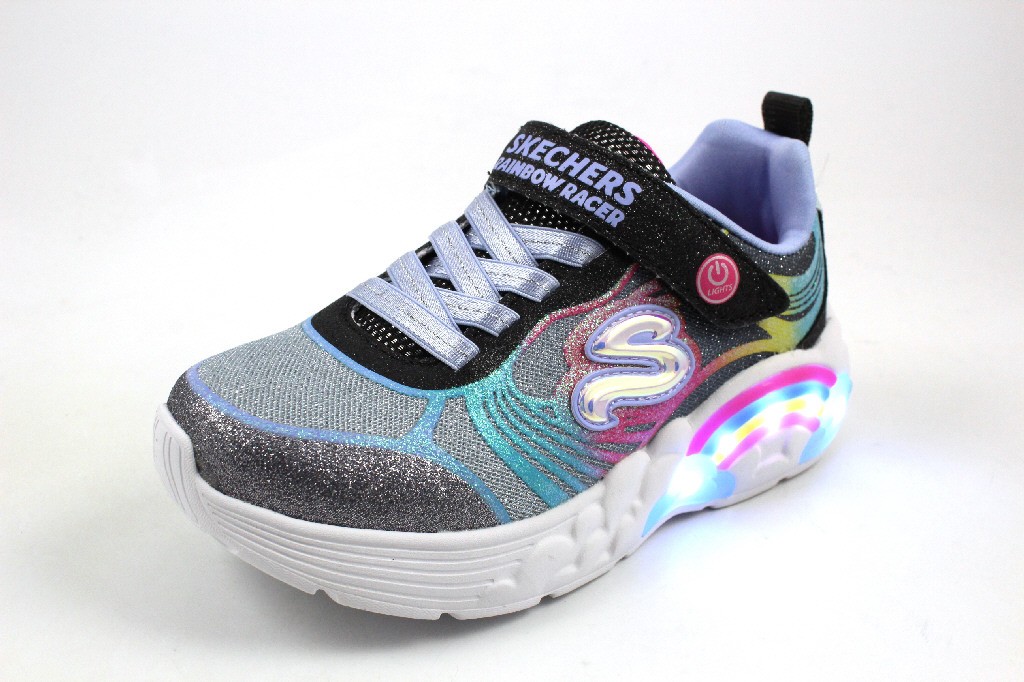 SKECHERS Mädchen Sneaker grau