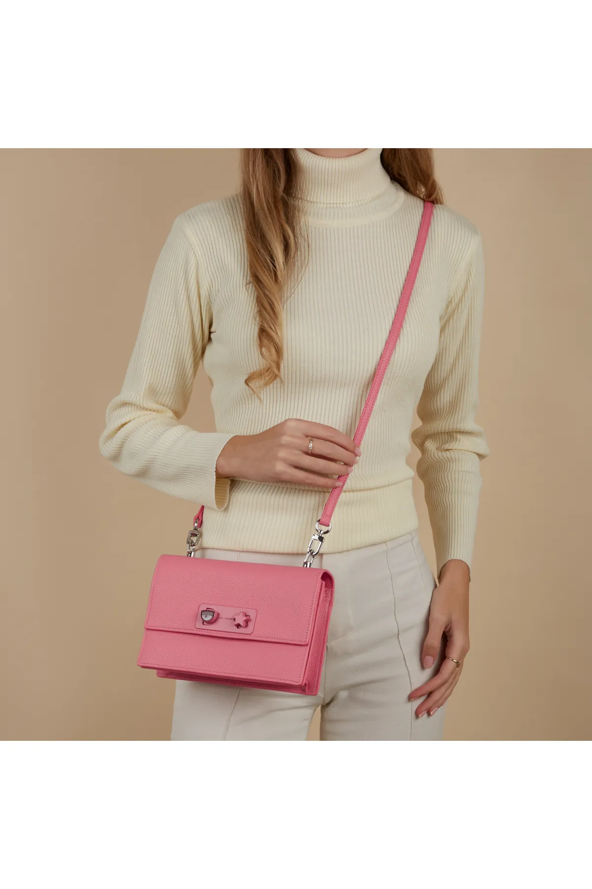 CHIARA FERRAGNI  Eye Star Damen Umhängetasche Rosa 75sb4be8-zs529-428