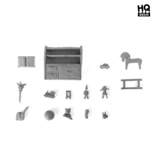 HQ Resin - Kids Retro Toys Basing Kit