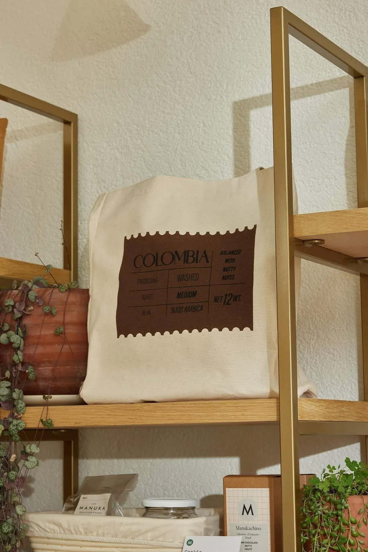 Manuka  BEDRUCKTE GÄSTESTOFFTASCHE KOLUMBIEN