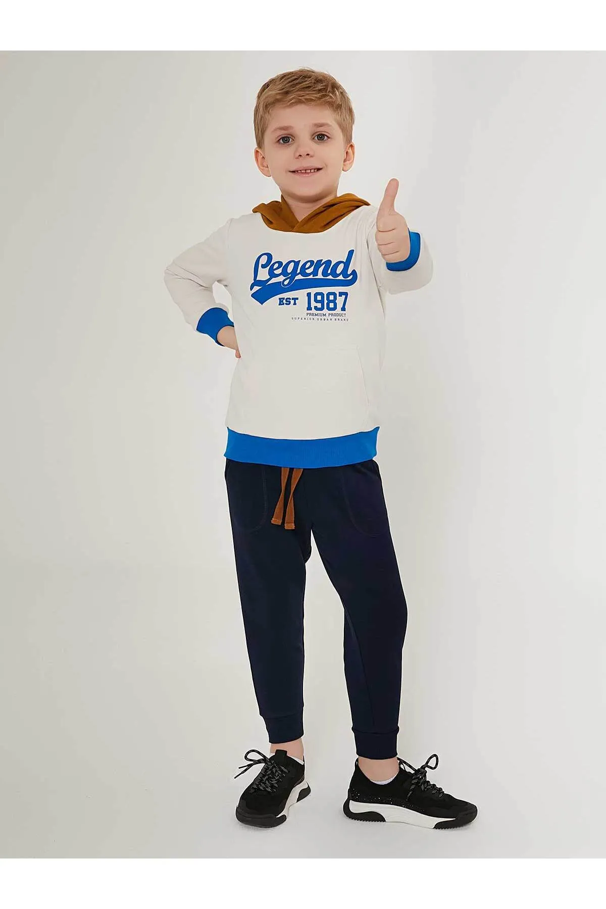 ROLY POLY  Trainingsanzug-Set für Jungen im Alter von 2–7 Jahren – Stein