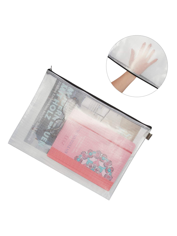 relaxdays 12x Dokumententasche in Transparent günstig kaufen onesize
