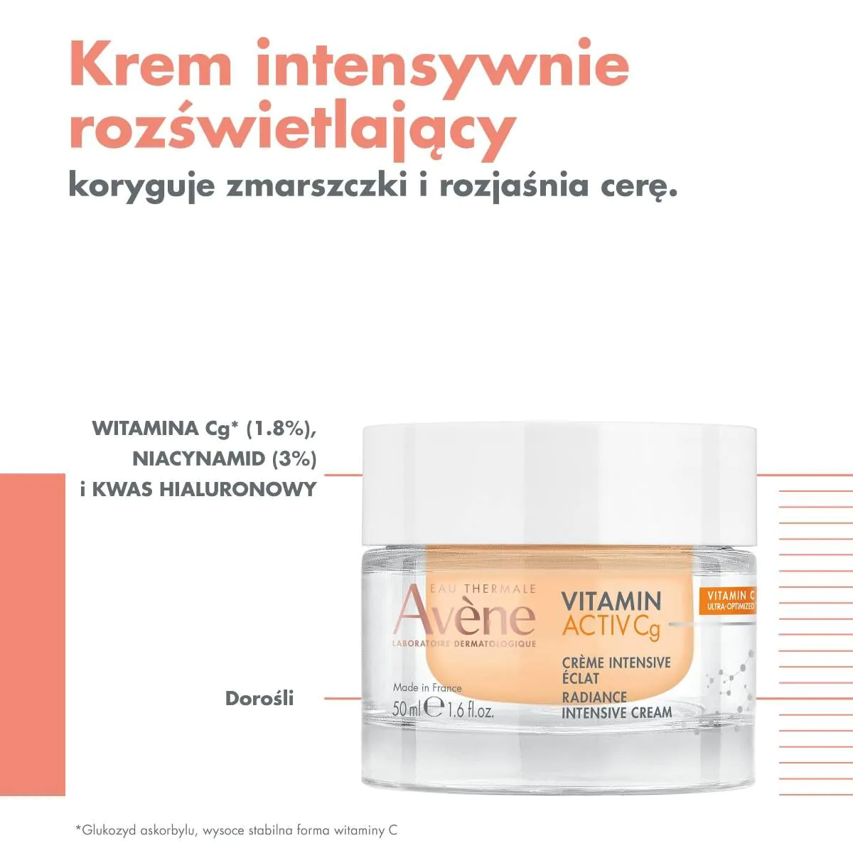 Avene Vitamin Activ Cg Intensiv Lysnende Creme