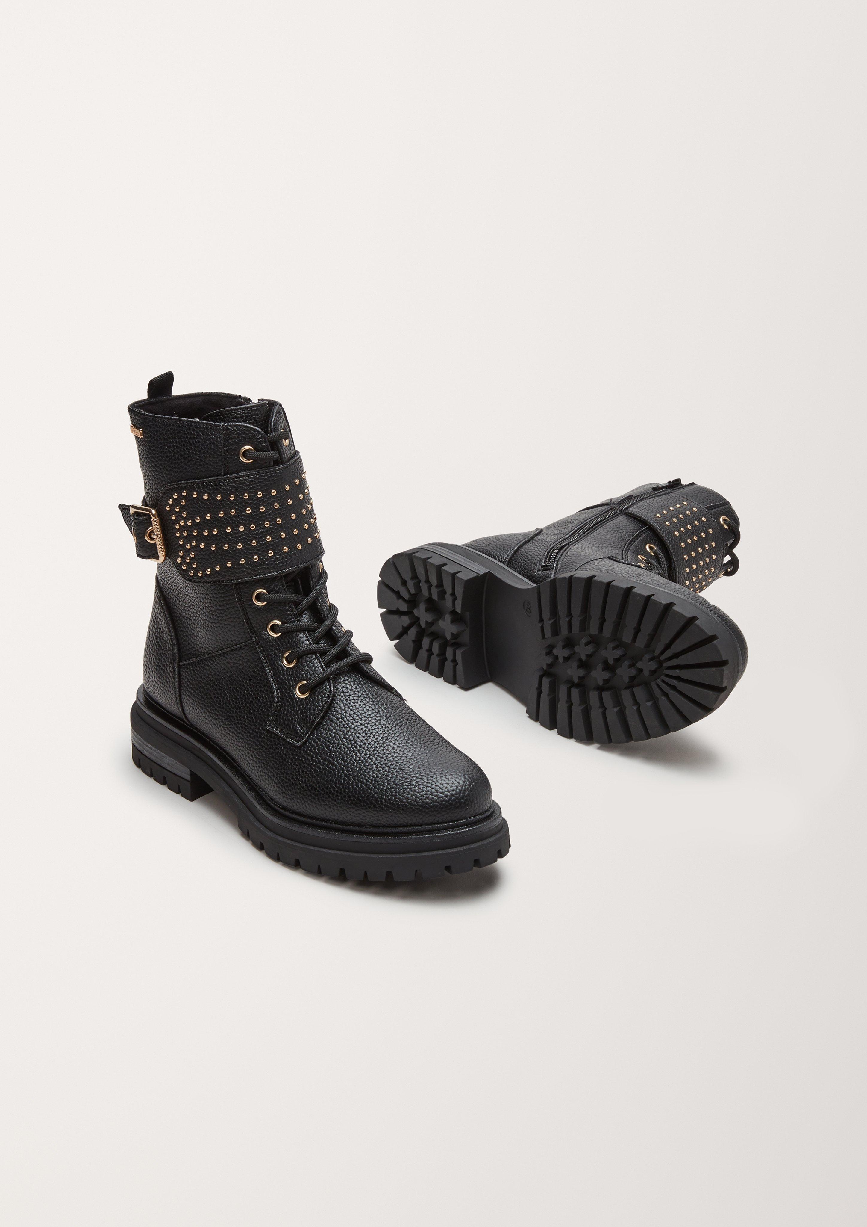 Schnürstiefel mit Zierriegel  101.107.101.25211-001