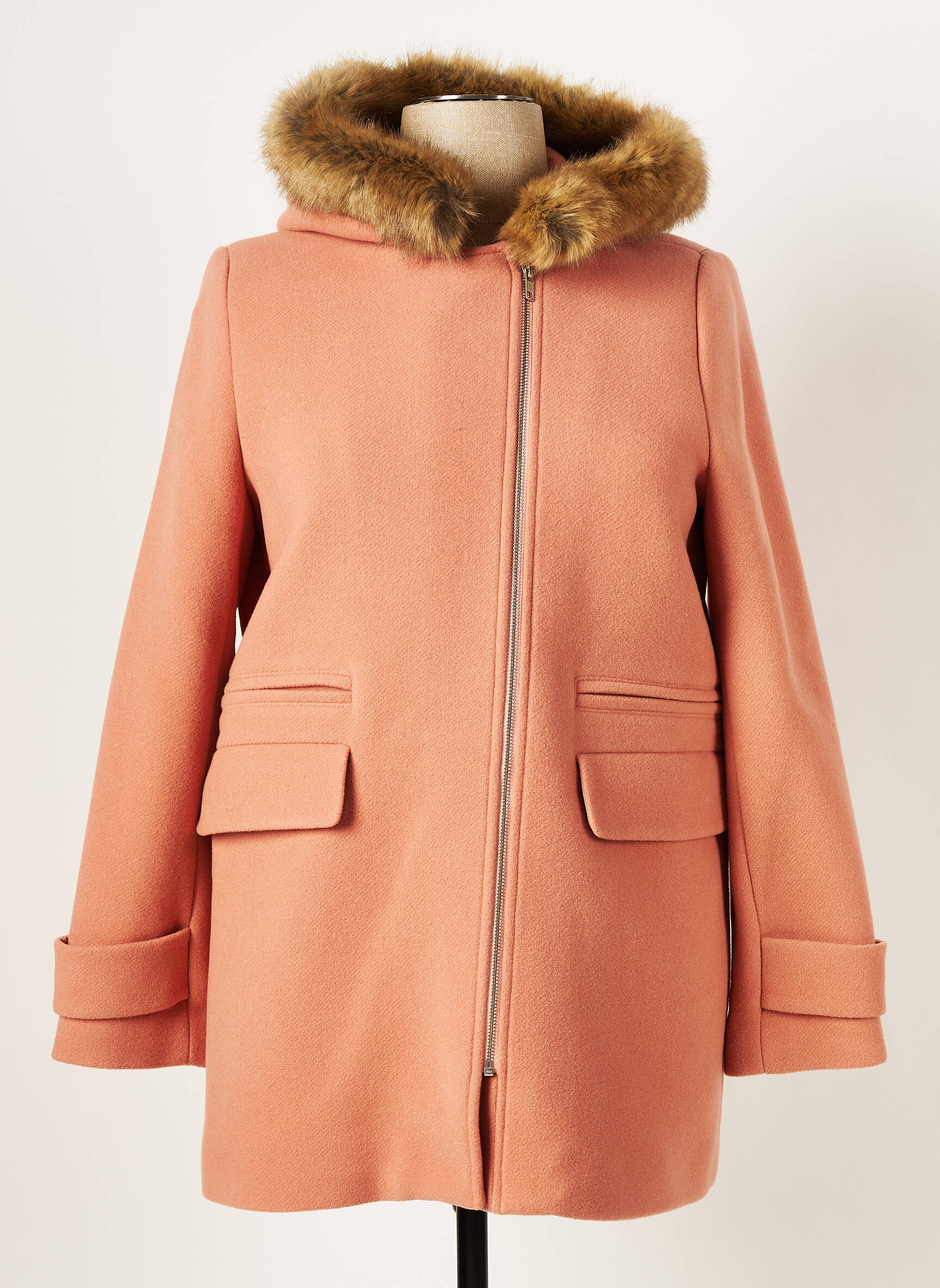 Caroll Manteaux Longs Femme couleur rose