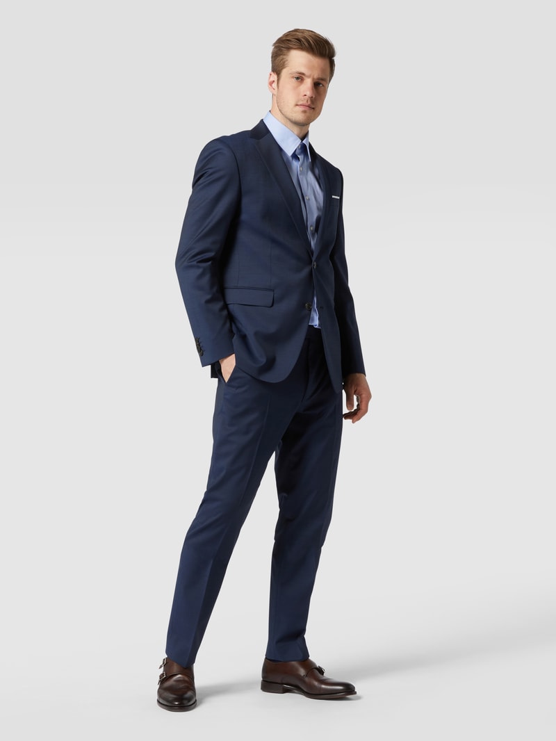 Anzughose im Regular Fit Modell 'Brad' in blau