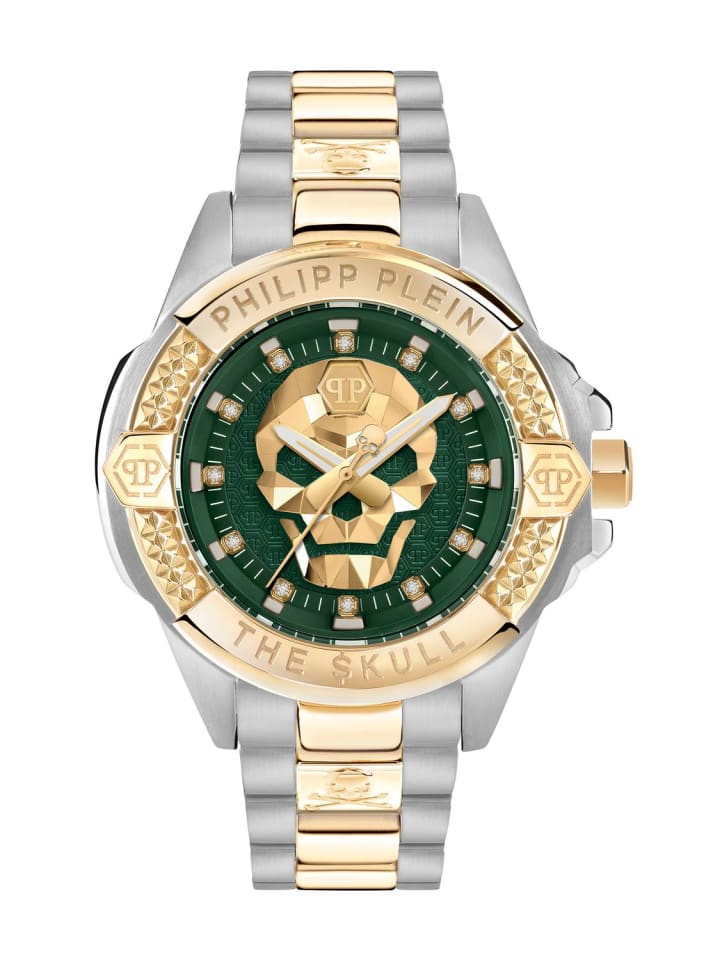 Philipp Plein Philipp Plein Unisex Uhr The $kull Genderless  in gold günstig kaufen onesize