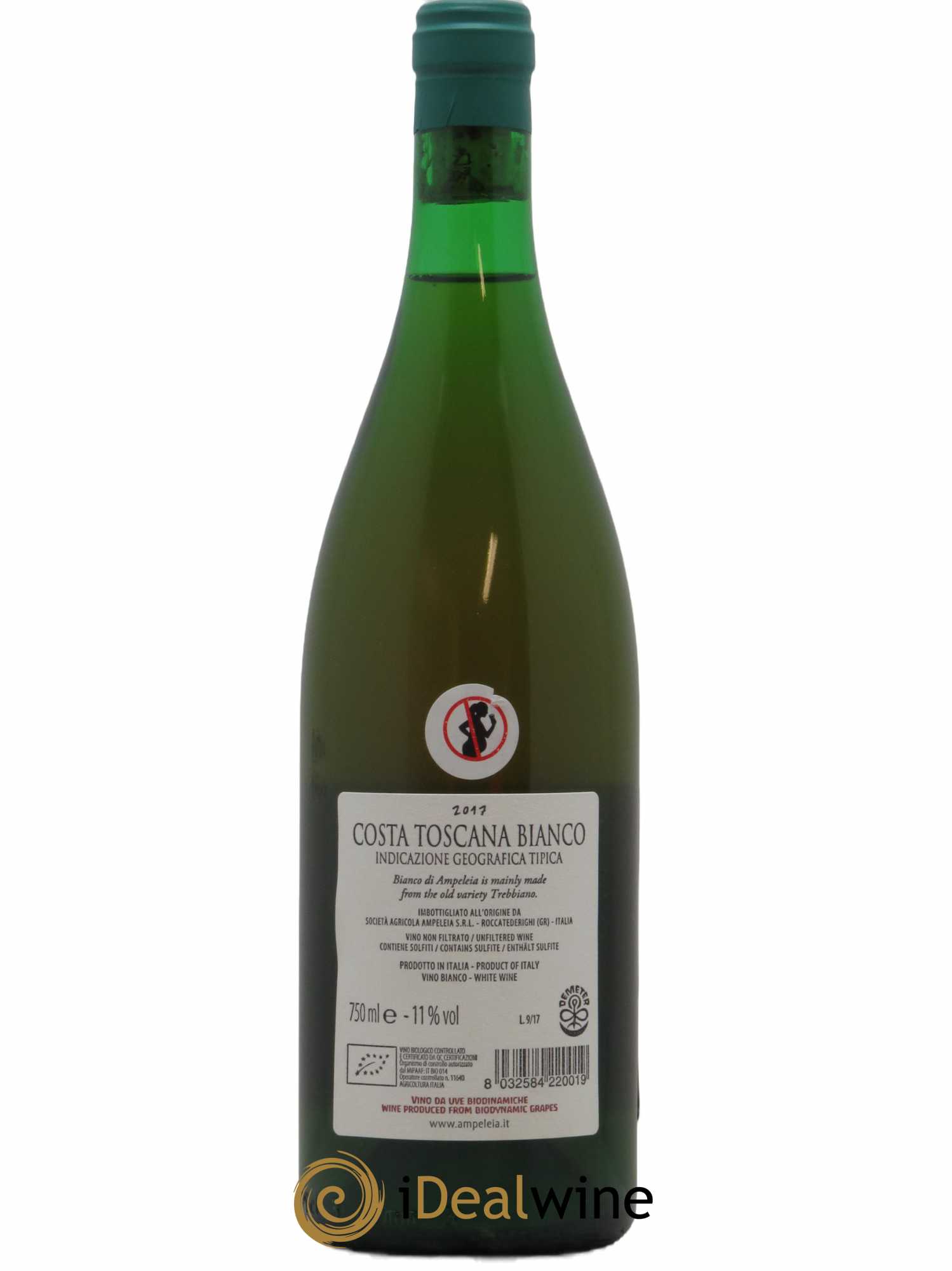 Toscana IGT Ampeleia Bianco di Ampeleia Elisabetta Foradori  2017 - Lot de 1 Bouteille
