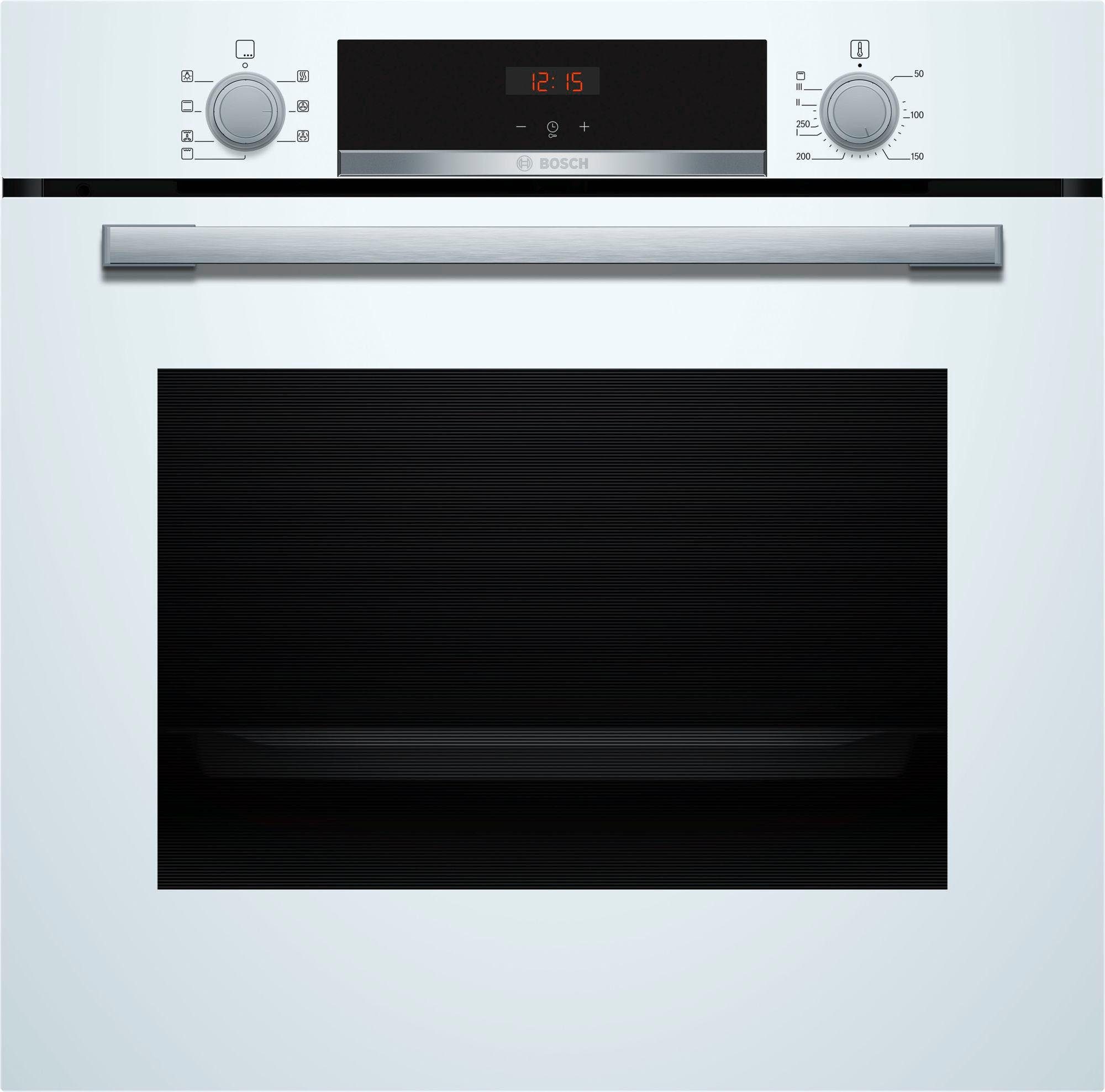 BOSCH Einbaubackofen 4 HBA533BW1, mit Teleskopauszug nachrüstbar, ecoClean Direct