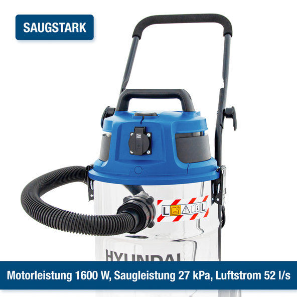 Nass- und Trockensauger VCWD1630E, 1600 W, 30 I