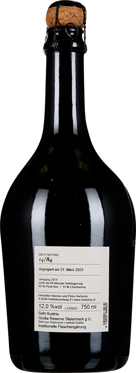 Harkamp Sekt Austria Große Reserve Brut Nature 14/84 2014