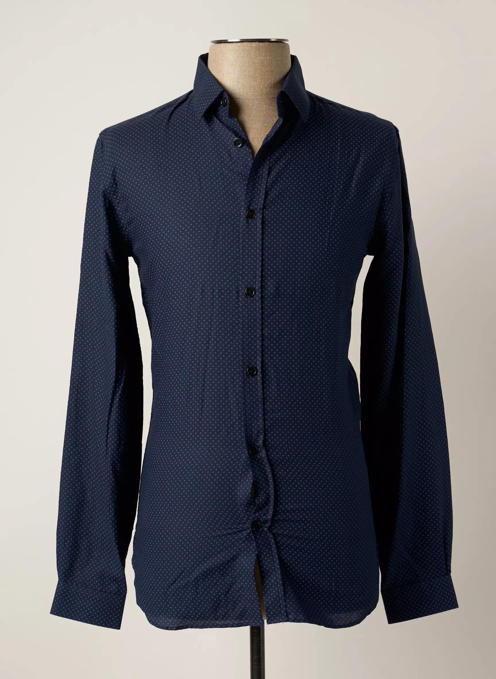 The Kooples Manches Longues Homme couleur bleu