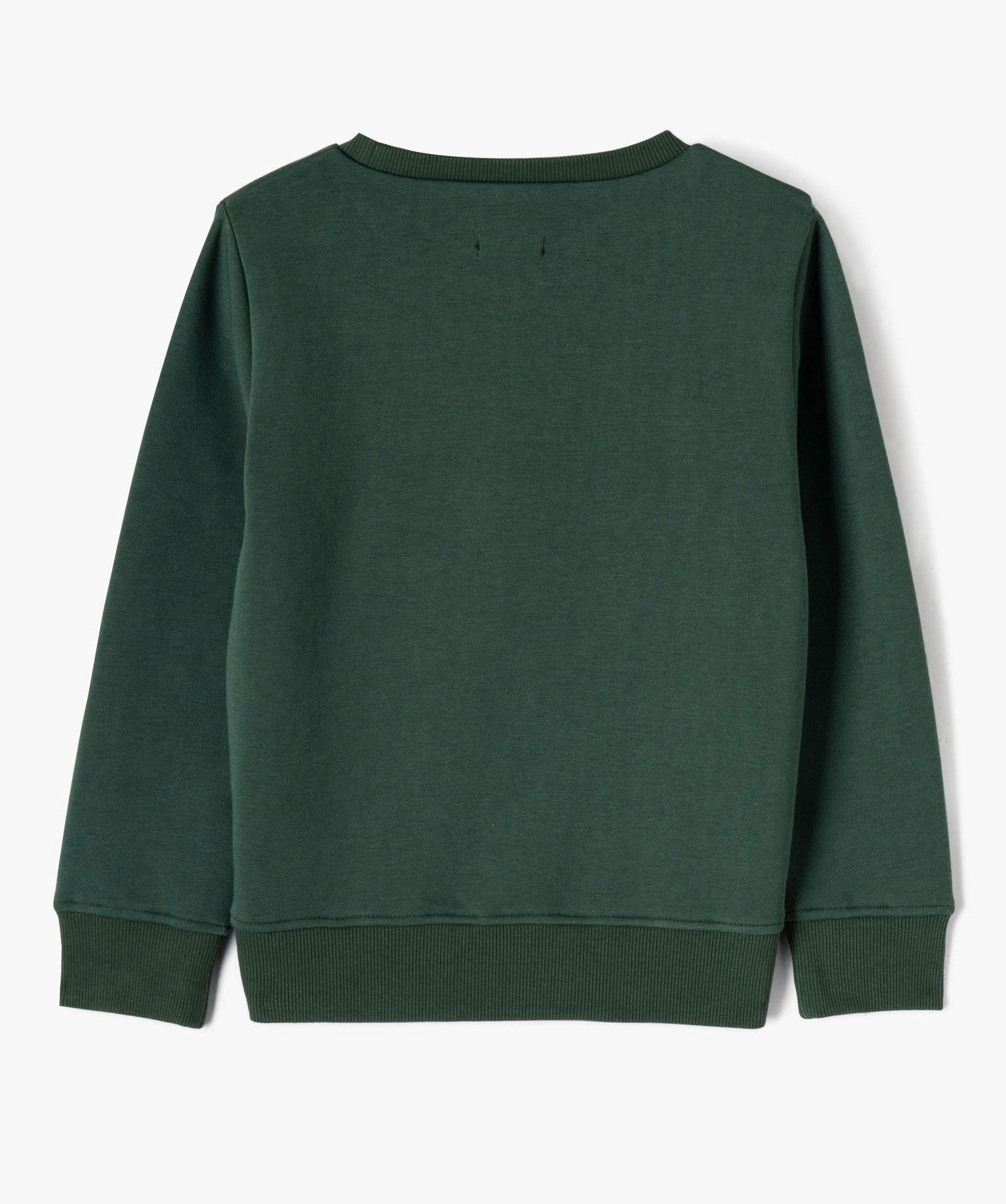 Sweat molletonné avec motif XL Garçon vert | GEMO