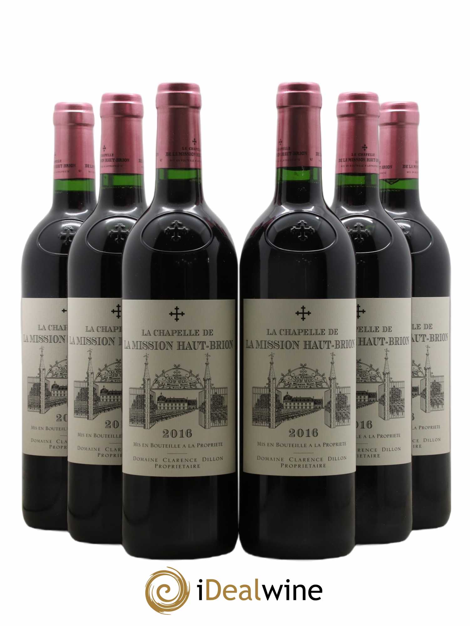 La Chapelle de La Mission Haut-Brion Second Vin  2016 - Lot de 6 Bouteilles