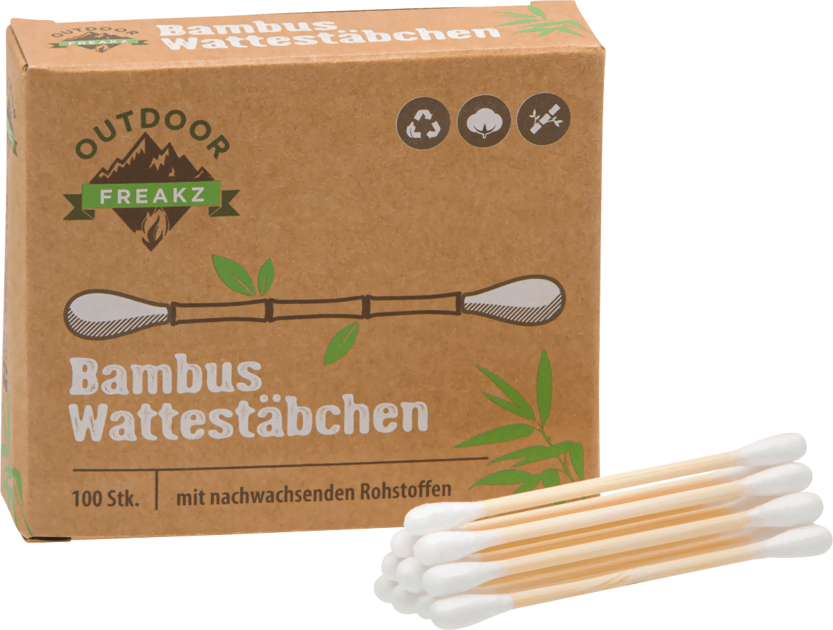 Wattestäbchen Bambus, 100 St